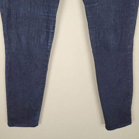 NYDJ Ami Skinny Jeans High Waist Dark Wash Blue Size 14 - Picture 4 of 12